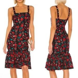 NEW Lovers & Friends Under The Stars Embroidered Midi Dress XS